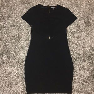 Express Body Con Black Dress
